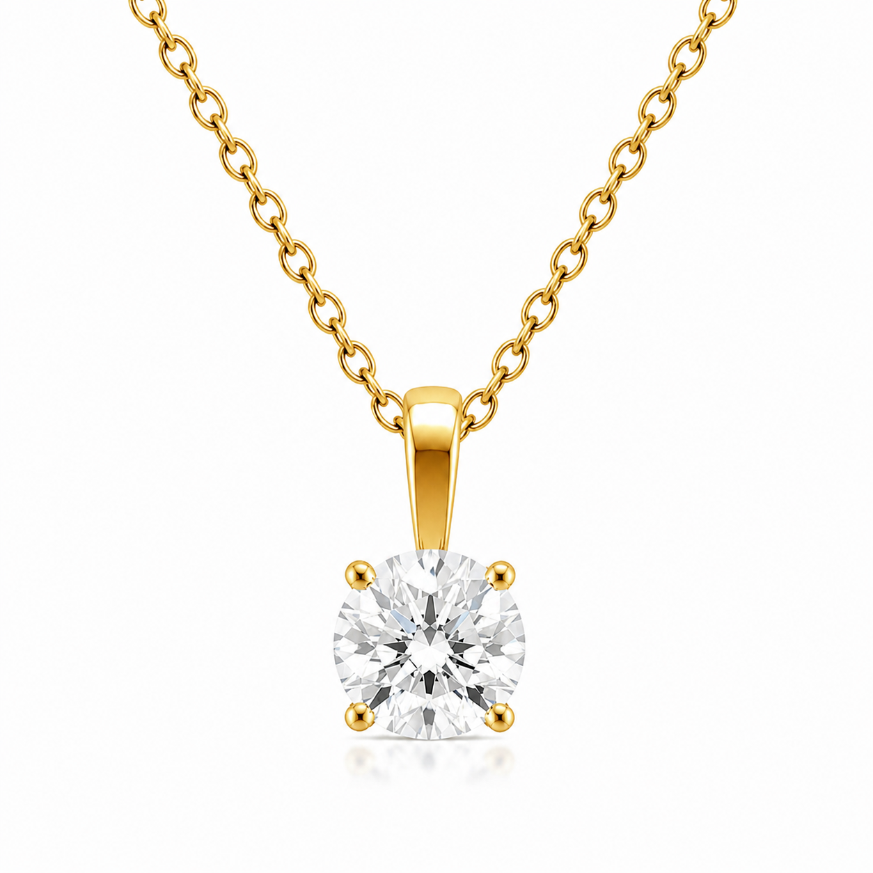 Solis Solitaire Necklace