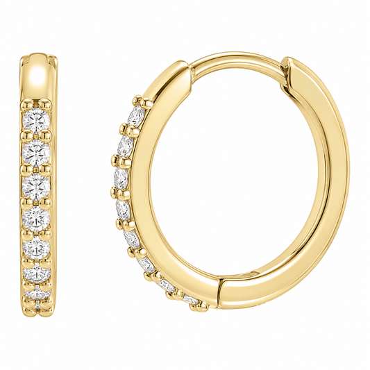Solenne Accent Hoops