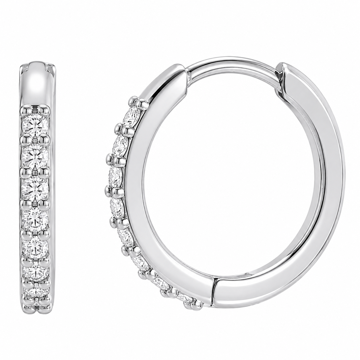 Solenne Accent Hoops