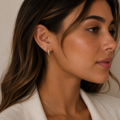 Solenne Accent Hoops
